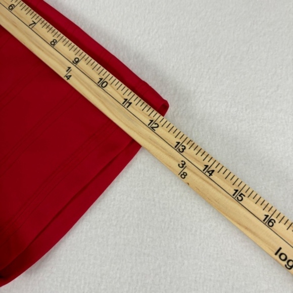 Pebble Beach Performance Golf Polo Shirt Red with Red Stripes Size L - Picture 11 of 11